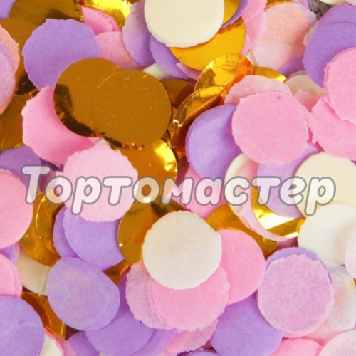 Конфетти "Фиолетово-розовый микс" 20 г 4296514