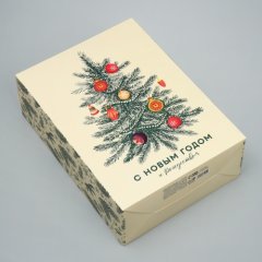 Коробка для сладостей "Ёлка" 16х23х7,5 см 9631220