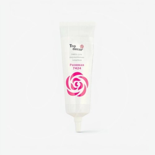 Краситель пищевой гелевый водорастворимый Top Decor "Розовый" 100 г hk30386, hk79262 