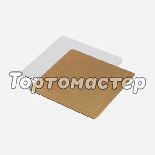 Подложка под торт Золото/Белый 3,2 мм 30х30 см ForG BASE 3,2 G/P 300*300 S*