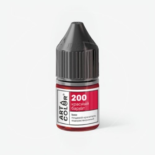 Краситель пищевой гелевый водорастворимый Art Color "Base Красный" 12 мл 