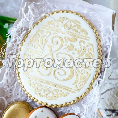 Вырубка пластиковая и трафарет LUBIMOVA "Пасхальная роспись" LC-00003807