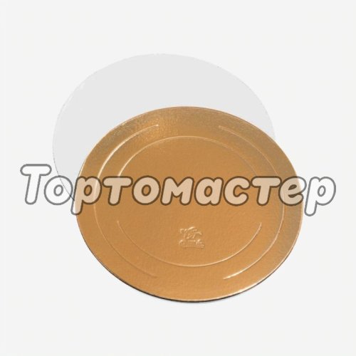 Подложка под торт Золото/Белый 3,2 мм 30 см ForG BASE 3,2 G/P D 300 S