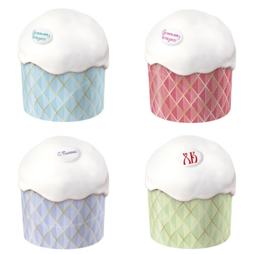 Форма для кулича "Оригами" D70 H60 мм 1 шт pmK7060сORG