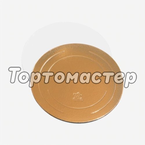 Подложка под торт Золото/Белый 3,2 мм 18 см ForG BASE 3,2 G/P D 180 S