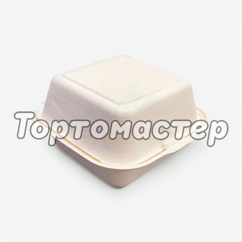 Коробка для бенто-торта белая 15,5х15,5 см дно 10х10 см Б-72, B003, B101B, HL66, ГП-00003