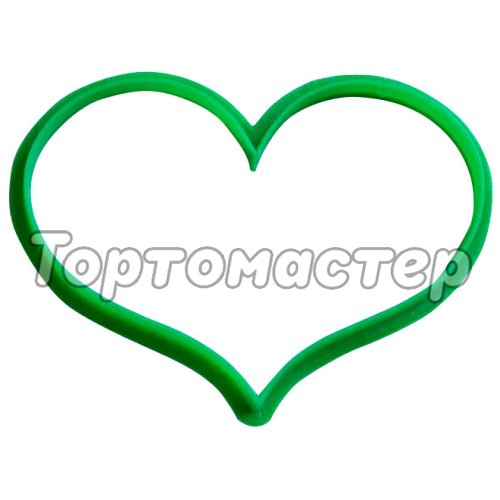 Вырубка пластиковая LUBIMOVA "Объемное сердце" 12 см LC-00005113