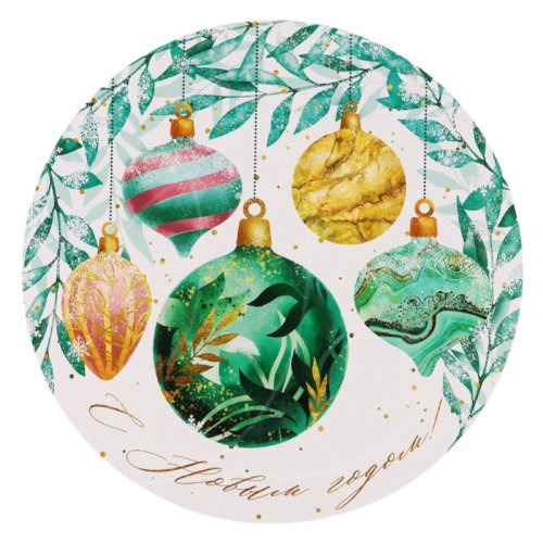 Подложка под торт "Новый Год" 3,2 мм 30 см 6974438