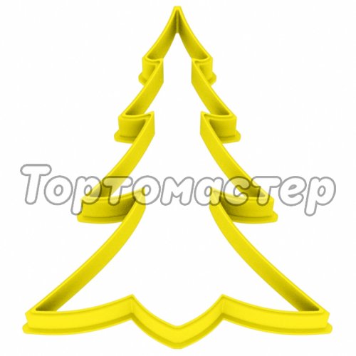 Вырубка пластиковая LUBIMOVA "Ёлочка стройная" LC-00003103