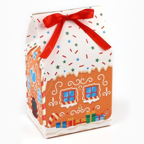 Коробка для сладостей "Пряничный домик"  8х10х16 см 10363608