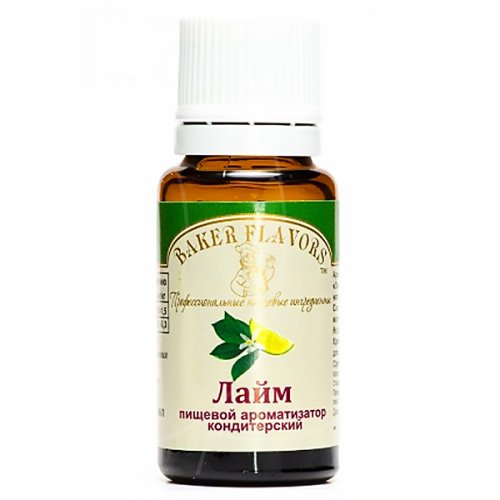Ароматизатор пищевой натуральный Baker Flavors "Лайм" 10 мл 
