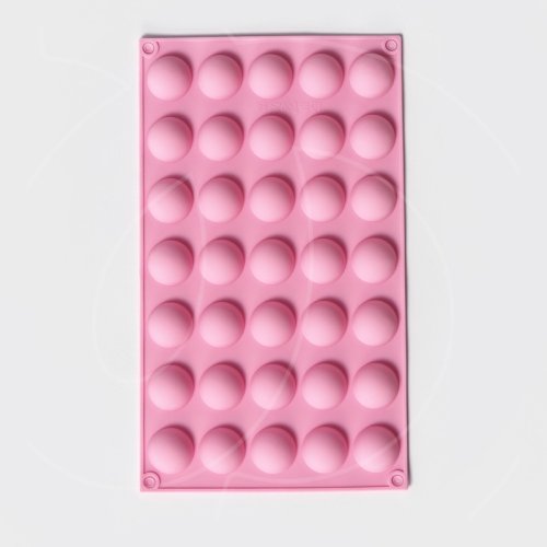 Форма силиконовая "Полусферы" 2,7 см 35 шт 3624964, СФ-206